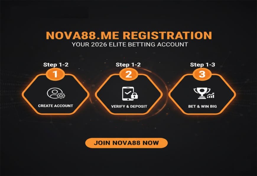 Panduan pendaftaran Nova88.me untuk petaruh olahraga baru.